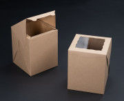 Natural Brown Bakery Boxes (eco-friendly)