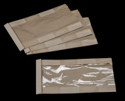 3334 8 x 3 1 2 x 15 Large Loaf Bread Bag Perforated Window Artisan Print