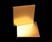 TRANSPORTER LONG BOARD CAKE 9'6"　キャメル 2727 - 6-inch Cake Board, Gold Foil Single Wall Corrugated