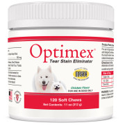 Optimex Tear Stain Natural Formula (120 Soft Chews) On Sale