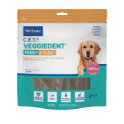 Virbac C.E.T. VeggieDent Flex + Joint Health Dental Chews for