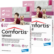 Comfortis for Dogs 5 10 lbs Cats 4.1 6 lbs 12 Chews EP Rx