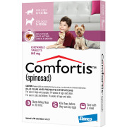 Comfortis for Dogs 5 10 lbs Cats 4.1 6 lbs 1 Chew Free Shipping