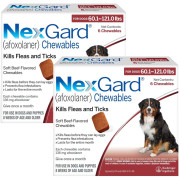 NexGard Chewables for Dogs 60.1 121 lbs 12 Chews EP Rx