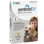 Sentinel Flavor Tabs for Dogs 51 100 lbs White 6 Tabs EP Rx