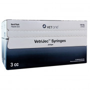 VetriJec Soft Pack 3cc Luer Lock Syringe with Tri-Beveled Needle, Gray, 22g  x 0.75, 1 count, On Sale
