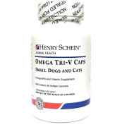Omega Tri V EFA Vitamins Gel Capsules for Cats Small Dogs 60 count
