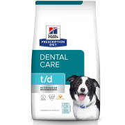 「かわいい～！」 Dental t/d Diet Prescription Hill's Care Dry Flavor Chicken ドッグフード