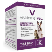 Visbiome for Dogs Cats Vet Capsules Probiotic Billion