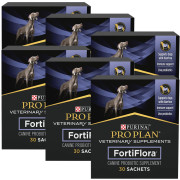6-PACK FortiFlora CANINE - Box of 180 (1 gram packets) | On Sale