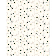 Marimekko Pieni Unikko Beige / Ivory Fabric - Made in Finland