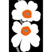 【marimekko】KRASTA UNIKKO TRIBUTE 60th Black Krästa I Unikko Tribute