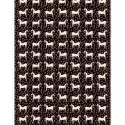 Marimekko Musta Tamma Brown / Beige / Blue Fabric