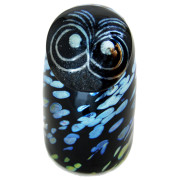 Sooty Owl black　Oiva Toikka イッタラ　イッタラバード iittala Toikka Sooty Owl - Toikka Bird Guide – GlassBirds.com