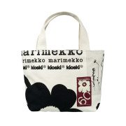 24AW■marimekko■Kioski Nyytti Unikko Tribute トートバッグ Marimekko Kioski Nyytti Unikko Tribute Off White / Black