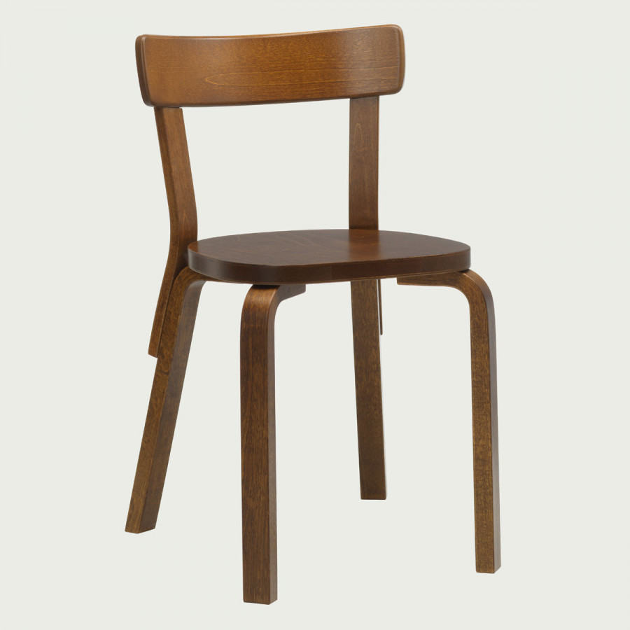 Artek Alvar Aalto - Chair 69 - Walnut Stained