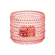 iittala Kastehelmi Salmon Pink Candle Holder
