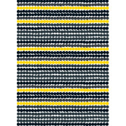 Marimekko R?symatto White / Black / Grey / Yellow Cotton Fabric