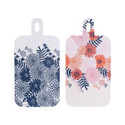 Muurla Dahlia Pink / Navy Reversible Chop & Serve Board