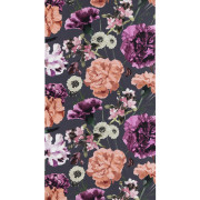 Pentik Valssi Dark Grey / Multicolor Cotton Fabric