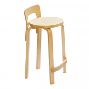 Artek Alvar Aalto K65 High Chair - Birch / Natural Lacquer