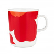 Marimekko Iso Unikko Red / White Mug - Anniversary Edition