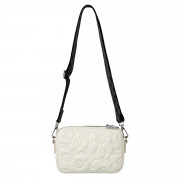 Marimekko Soft Gratha Unikko White Leather Shoulder Bag - Anniversary Edition