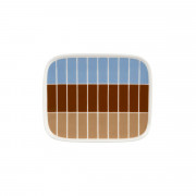 Marimekko Tiiliskivi Brown / Blue / Beige Small Plate