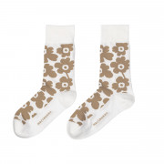 Marimekko Unikko Beige / White Socks