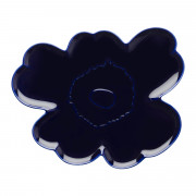 Marimekko Unikko Cobalt Blue Serving Plate - Anniversary Edition