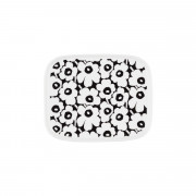 Marimekko Pikkuinen Unikko White / Black Small Plate - Anniversary Edition