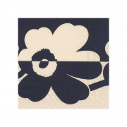 Marimekko Suur Unikko Navy / Cream Cocktail Napkins