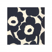 Marimekko Unikko Dark Blue / Cream Cocktail Napkins