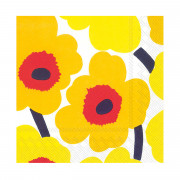 Marimekko Unikko Yellow Cocktail Napkins