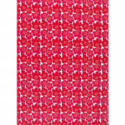 Marimekko Mini-Unikko White / Red Cotton Fabric