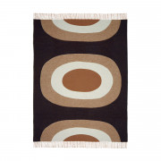 Marimekko Melooni Brown Throw Blanket