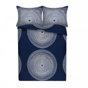 Marimekko Fokus Blue Full / Queen Duvet Cover Set