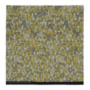 Marimekko Jahha Unikko Yellow / Black / Grey Large Scarf - Anniversary Edition