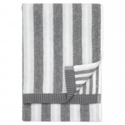 Marimekko Kaksi Raitaa Heather Grey / White Hand Towel