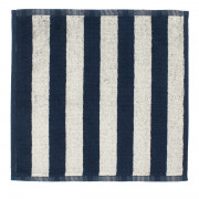 Marimekko Kaksi Raitaa Sand / Navy Washcloth