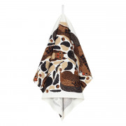 Marimekko Kurre Brown / Beige / White Tea Towel