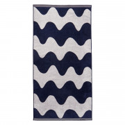 Marimekko Lokki Ivory / Navy Bath Towel