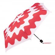 Marimekko Lokki Red / Light Pink Mini Manual Umbrella