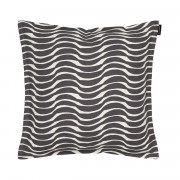 Marimekko Palko Charcoal / Off White Throw Pillow