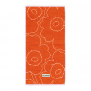 Marimekko Piirto Unikko Burnt Orange / Pink Hand Towel