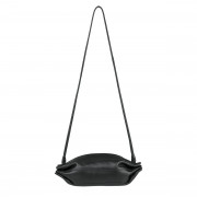 Marimekko Pikku Karla Black Leather Shoulder Bag