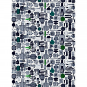 Marimekko Puutarhurin Parhaat Grey / Green Fabric