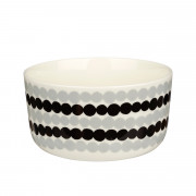 Marimekko Rasymatto Grey / Black Soup / Cereal Bowl