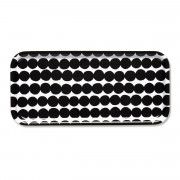 Marimekko Rasymatto Black / White Dotted Long Tray 