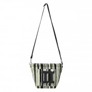 Marimekko Siluetti Black / Light Yellow Mono Mini Crossbody Bag